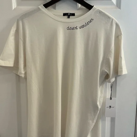 7 for All Mankind Desert Wanderer T-Shirt - NWT - Size Medium - Picture 2 of 9